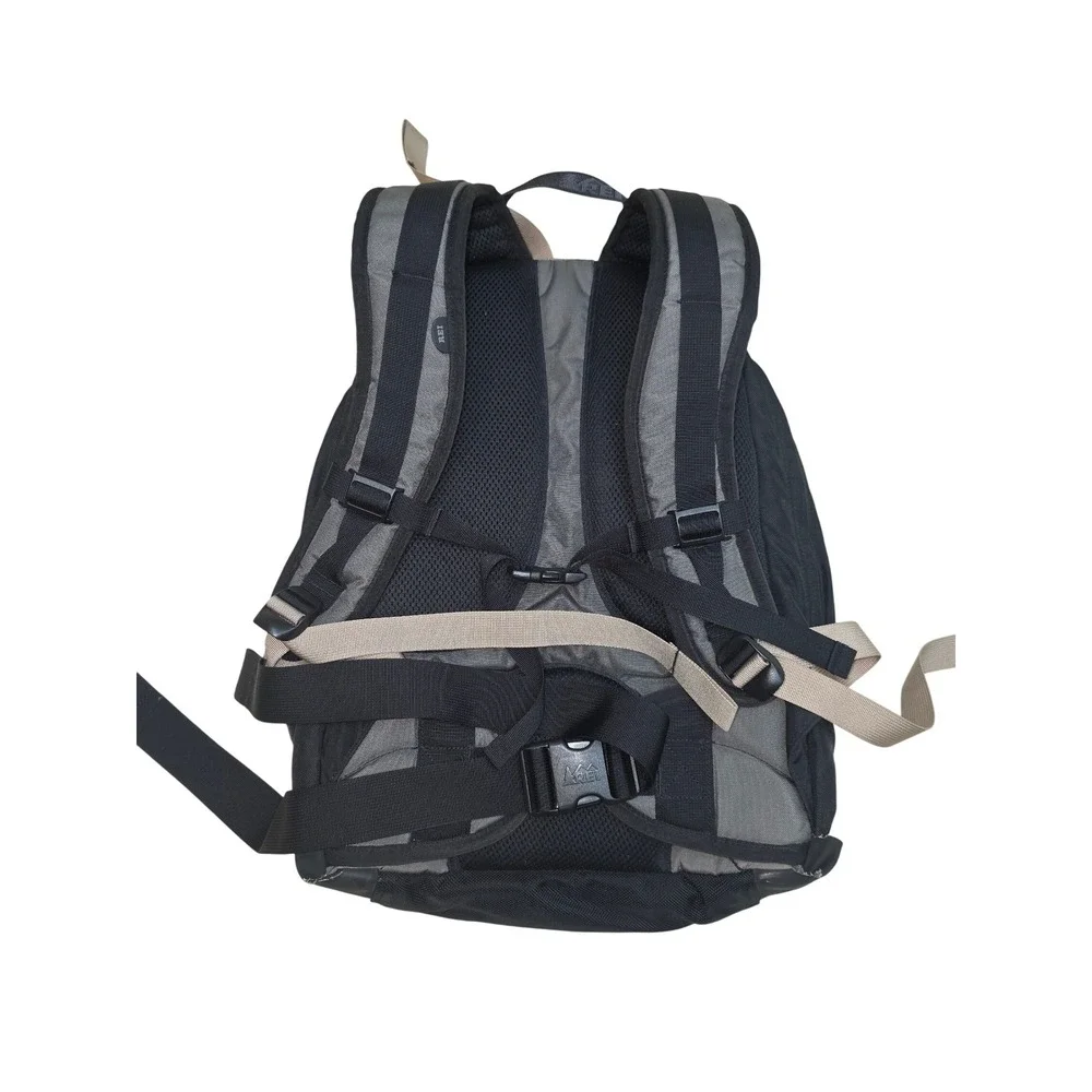 REI Daypack Expandable Backpack Black Blue Gray Hiking Travel School Waist Belt